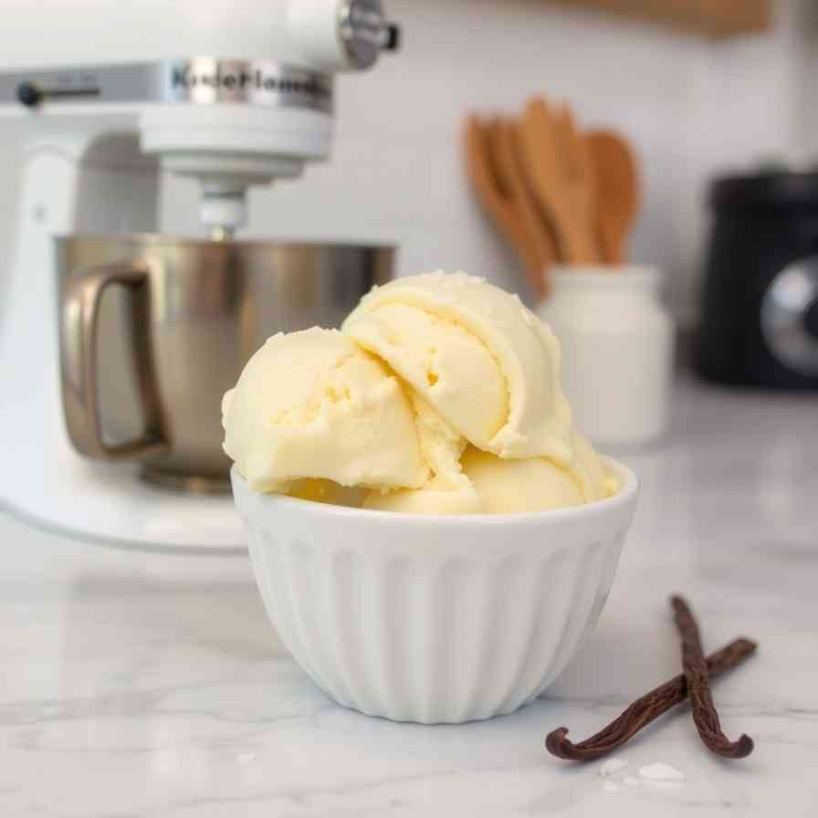 Homemade Vanilla Ice Cream - Easy No-Churn Recipe